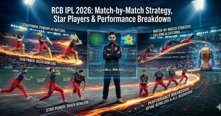 RCB IPL 2026: Match-by-Match Strategy, Star Players & Performance Breakdown