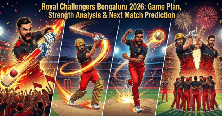 Royal Challengers Bengaluru 2026: Game Plan, Strength Analysis & Next Match Prediction
