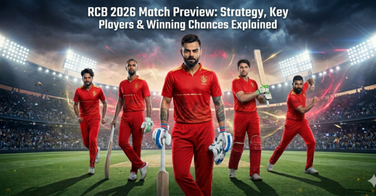 RCB 2026 Match Preview: Strategy, Key Players & Winning Chances Explained