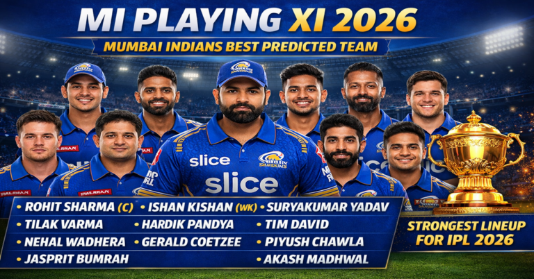 Mumbai Indians IPL 2026 Prediction: Playoffs Chances & Final Verdict