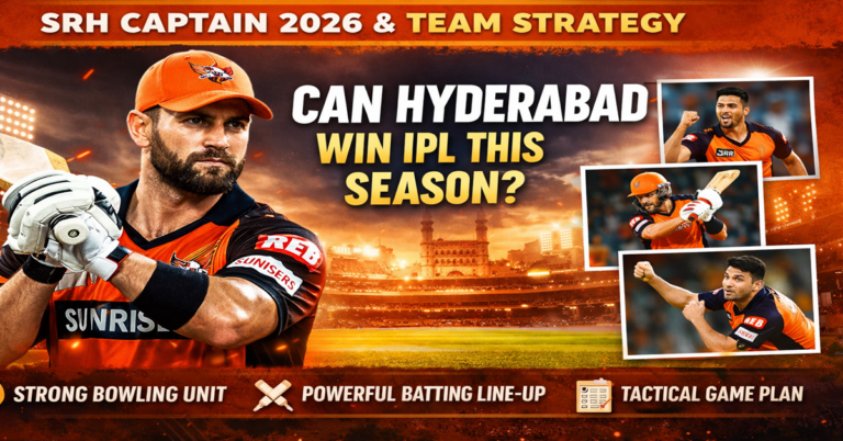 SRH Captain 2026 & Team Strategy: Can Hyderabad Win IPL This Season?