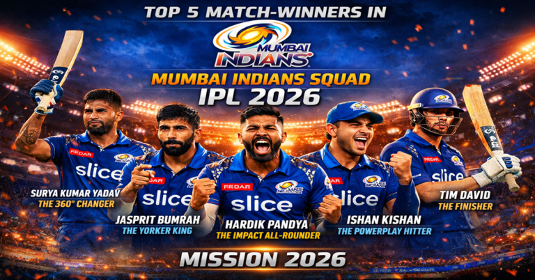 Top 5 Match-Winners in Mumbai Indians Squad IPL 2026