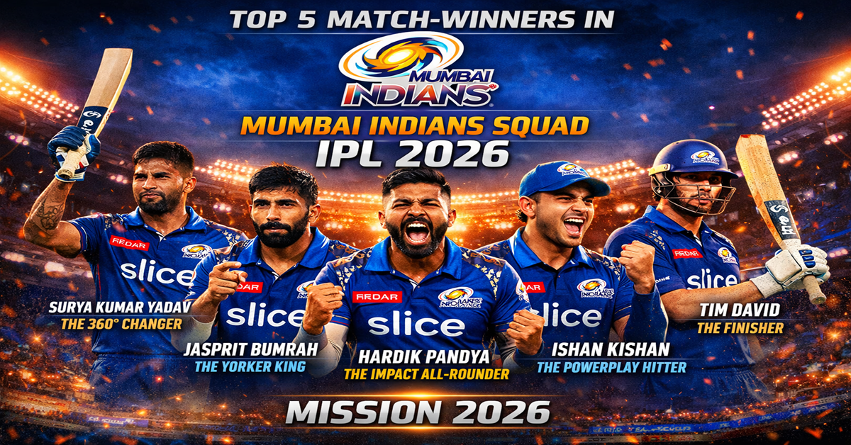 Top 5 Match-Winners in Mumbai Indians Squad IPL 2026