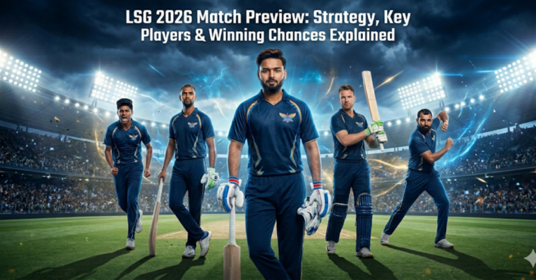 LSG 2026 Match Preview: Strategy, Key Players & Winning Chances Explained