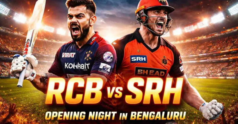 RCB vs SRH Match Preview 2026 – Full Analysis & Prediction