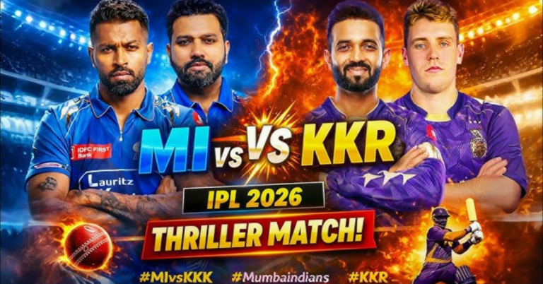 MI vs KKR Match Preview 2026 – Full Analysis & Prediction